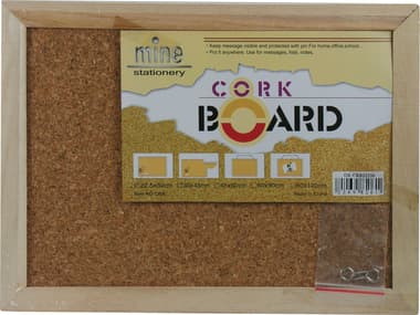 Cork Board
Wooden Frame, 30.00 cm ( 11.81 in )X 22.50 cm ( 8.86 in )