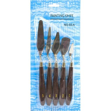 Sunart 93-A Palette Knives Painting Tool
1;2;3;4;5, Brown/Silver