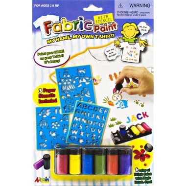 Artrain Activity Paint Fabric Color Paint
Assorted Color, Pack of 9