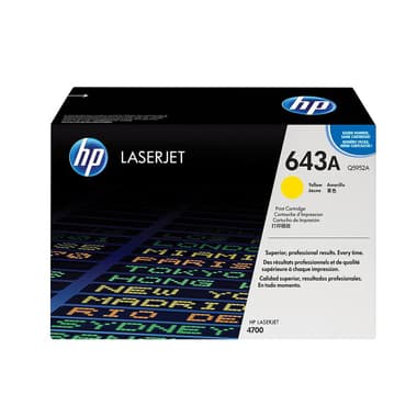 HP 643A Laser Toner
Yellow