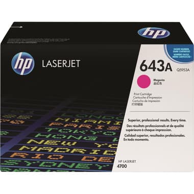 HP 643A Laser Toner
Magenta