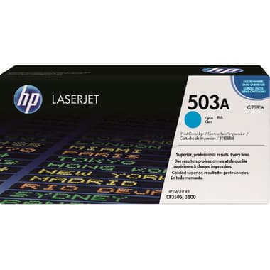 HP 503A Laser Toner
Cyan