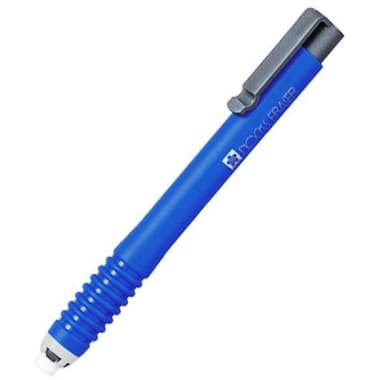 Sakura Nocks Retractable Eraser
Stick, Pen Barrel, Blue/Grey