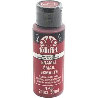 Plaid FolkArt Enamel Acrylic Paint
Engine Red, 2.00 oz ( 56.83 ml ),