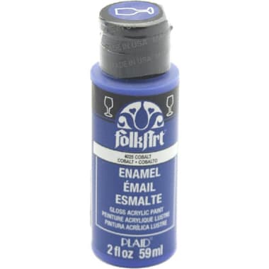 Plaid FolkArt Enamel Acrylic Paint
Cobalt Blue, 2.00 oz ( 56.83 ml ),