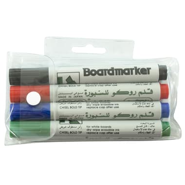 Roco Whiteboard Marker
1.5 - 5 mm Chisel Tip, Assorted Color