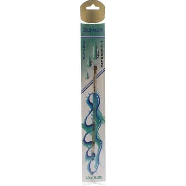 Short Handle Artist Brush
Gold Taklon, Shader, Watercolor, Acrylic, Craft Paints, No.4,