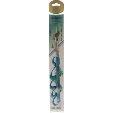 Short Handle Artist Brush
Gold Taklon, Angular, for Watercolor and Acrylic, No.10,