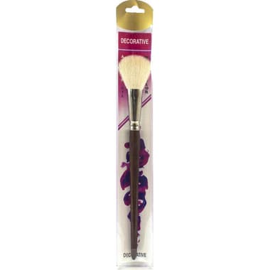 Short Handle Artist Brush
Goat Hair White, Mop, for Acrylic/Watercolor and Gouache, 3/4",