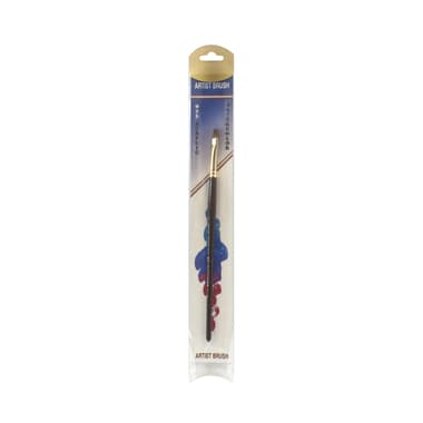 Short Handle Artist Brush
Natural Sable (Weasel), Bright, for Watercolor and Acrylic, No.6,