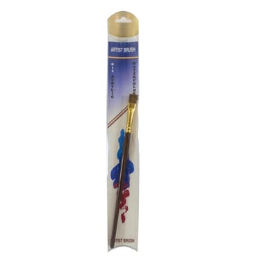 Short Handle Artist Brush
Natural Sable (Weasel), Bright, for Acrylic/Watercolor and Gouache, No.10,