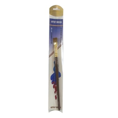 Short Handle Artist Brush
Natural Sable (Weasel), Bright, for Acrylic/Watercolor and Gouache, No.12,