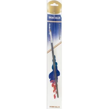 Short Handle Artist Brush
Brown Taklon, Flat, for Watercolor and Acrylic, No.0,