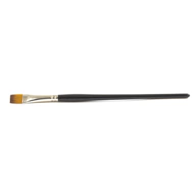 Short Handle Artist Brush
Brown Taklon, Flat, for Watercolor and Acrylic, No.2,