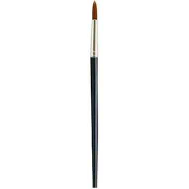 Short Handle Artist Brush
Brown Taklon, Round, for Watercolor and Acrylic, No.8,