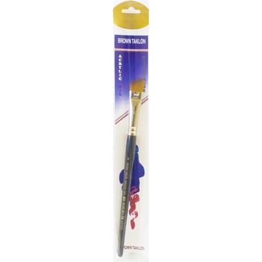 Short Handle Artist Brush
Brown Taklon, Angular, for Watercolor and Acrylic, No.6,