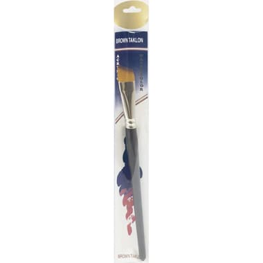 Short Handle Artist Brush
Brown Taklon, Angular, for Watercolor and Acrylic, No.8,