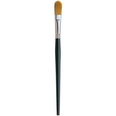 Short Handle Artist Brush
Brown Taklon, Oval, for Watercolor and Acrylic, 1/2",