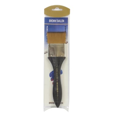 Short Handle Artist Brush
Brown Taklon, Wide, for Acrylic/Watercolor and Oil, 2",