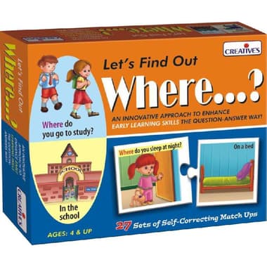Creatives Let's Find Out Where Picture Puzzle
27 Pieces, English, 4 Years and Above