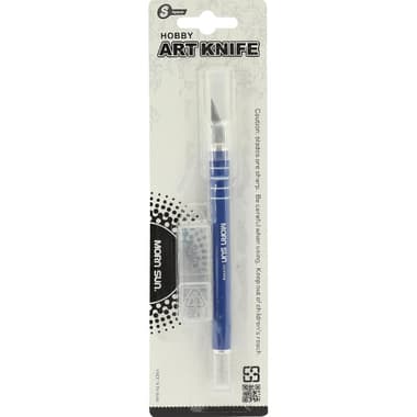 Morn Sun Likar Art Knife
with Soft Rubber Grip, 10.00 mm ( .39 in )X 12.30 cm ( 4.84 in )