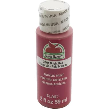 Plaid Apple Barrel Acrylic Paint
Bright Red, 2.01 oz ( 57.11 ml )