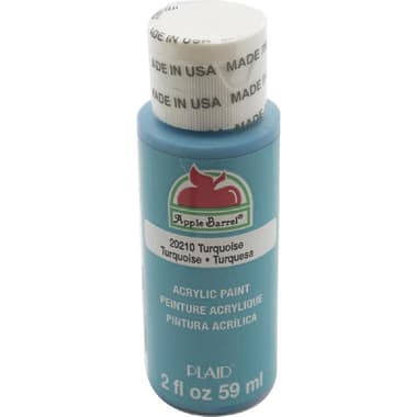 Plaid Apple Barrel Acrylic Paint
Turquoise, 2.00 oz ( 56.83 ml ),