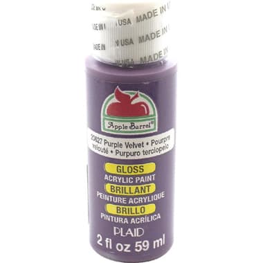 Plaid Apple Barrel Gloss Acrylic Paint
Purple Velvet, 2.00 oz ( 56.83 ml )
