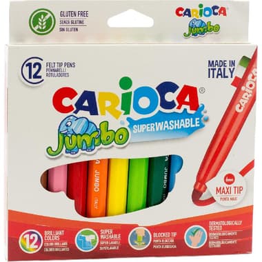 Carioca Jumbo Felt-tip Marker
12 Pieces