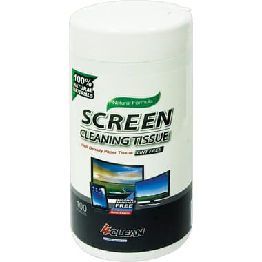 4Clean Screen Towelletes 100/Pack
Clearscreen Cleaning Tool Screen Cleaning Kit, White