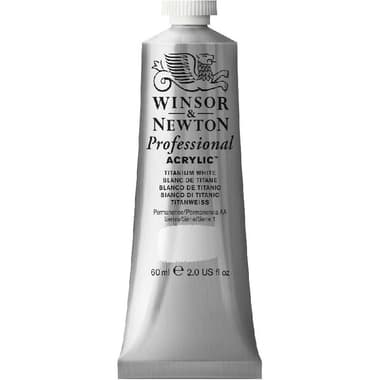 Winsor & Newton Professional Acrylic Color
Titanium White, 60.00 ml ( 2.11 oz )