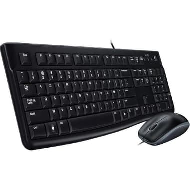 Logitech MK120 Classic Desktop (Keyboard and Mouse)
Wired, for Laptop/Desktop Computer/Gaming Desktop Computer/CPU Windows OS, Black