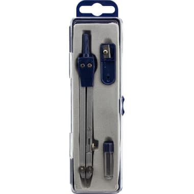 Drawing and Measuring Instrument Set
Compass;Lead;Sharpener, 2 - 38 cm Diameter, Plastic/Zinc