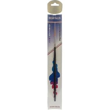 Short Handle Artist Brush
Gold Taklon, Script Liner, for Acrylic/Watercolor and Oil, No.1,