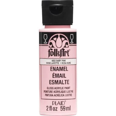 Plaid FolkArt Enamel Acrylic Paint
Baby Pink, 2.00 oz ( 56.83 ml ),
