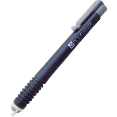 Sakura Nocks Retractable Eraser
Stick, Pen Barrel, Black/Grey