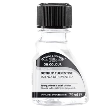 Winsor & Newton Artists' Oil Mediums
Distilled Turpentine, Solvents, 75.00 ml ( 2.64 oz )