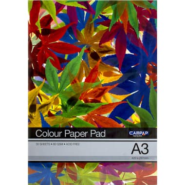 Campap Art Paper Pad
80 gsm, A3, 30 Sheets