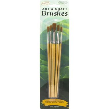 Artrain Art & Craft Meadow Brushes - Seamless Brush
Brown, 5 Pieces
