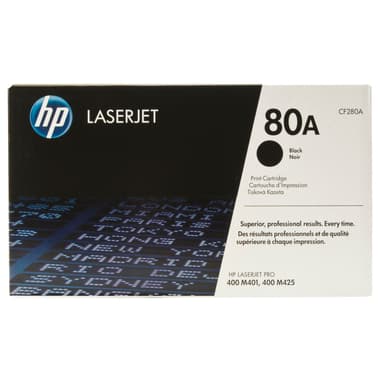 HP 80A Laser Toner
Black