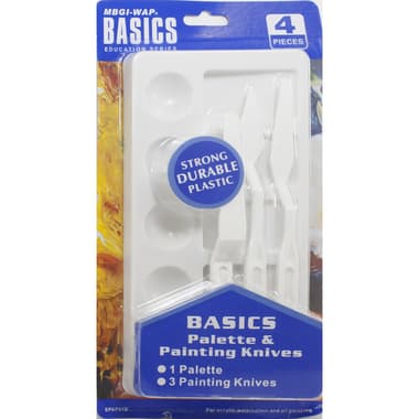 Art Rangers Basics Palette Set Painting Accessory
for Color Paints, 4 Pieces