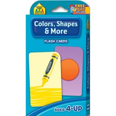 School Zone Colors
Shapes & More Flash Cards, English
