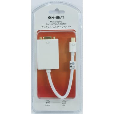 ام بيست ميني DisplayPort الى VGA وصلة اخراج الفيديو
4.00 بوصة