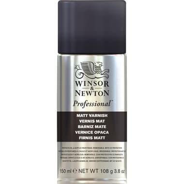 Winsor & Newton Artists'
Varnish, Matt Spray, for Oil/Alkyd & Acrylic Colour, Removable, 150.00 ml ( 5.28 oz )