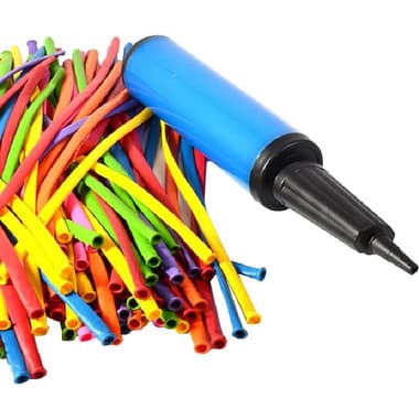 Balloons + Accessory
Magic (Long), with Pump, 30 Pieces