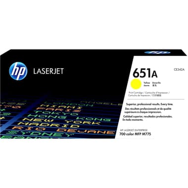 HP 651A Laser Toner
Yellow