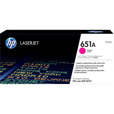 HP 651A Laser Toner
Magenta