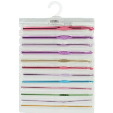 Crochet Craft
Hooks, 12 Sizes, Assorted Color