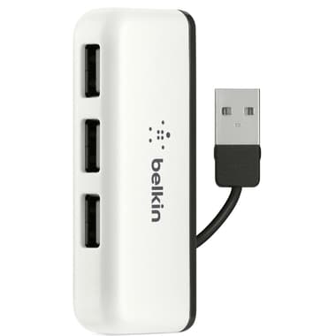 بيلكن ترافل موزع يو اس بي
USB 2.0, منفذ (يو اس بي ايه 4), ابيض