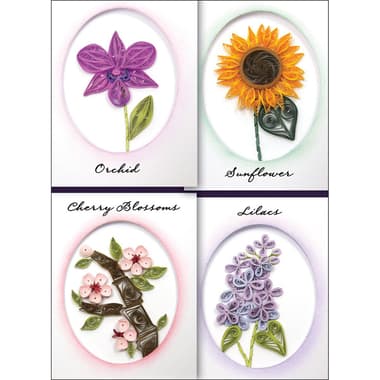 Quilled Creations Quilling Kit
Elegant Floral Cards, Assorted Color